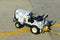 Cargo cart at Newark Airport, NJ, USA