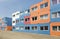 Cargo container houses, built for students