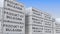 Cargo containers with PRODUCT OF BULGARIA text. Bulgarian import or export related 3D rendering