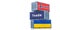 Cargo containers with Ukraine and Norway national flags.