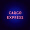 Cargo Express Neon Text