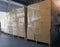 Cargo freight, Shipment, Delivery warehousing service, transportation. stack of cardboard boxes on pallet in the warehouse.