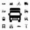 cargo front view icon. Detailed set of Transport icons. Premium quality graphic design sign. One of the collection icons for webs