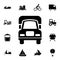 cargo front view icon. Detailed set of Transport icons. Premium quality graphic design sign. One of the collection icons for webs