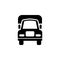 cargo front view icon. Elements of transport icon. Premium quality graphic design icon. Signs and symbols collection icon for webs