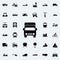 cargo front view icon. transport icons universal set for web and mobile