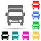 cargo front view multi color style icon. Simple glyph, flat vector of transport icons for ui and ux, website or mobile application