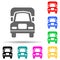 cargo front view multi color style icon. Simple glyph, flat vector of transport icons for ui and ux, website or mobile application