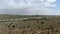 Cargo locomotive railroad engine crossing Arizona desert wilderness. USA