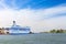 Cargo-passenger cruise ferry in Helsinki