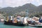 Cargo port in Castries, Saint Lucia