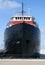 Cargo ship anchored at dock