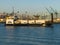 Cargo ship Catalina Provider transports freight between Santa Catalina Island and the Port of Los Angeles.