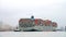 Cargo Ship COSCO FORTUNE entering the Port of Oakland