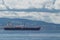 Cargo ship in Dardanele strait