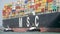 Cargo Ship MSC ARIANE entering the Port of Oakland