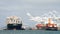 Cargo Ship MSC ARIANE entering the Port of Oakland
