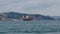 The cargo ship passed the Bosphorus