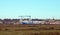 Cargo ship in the shipyards of the city of Huelva.