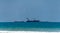 Cargo ships in the sea