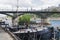 cargo ships on seine river near the pont des arts