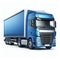 cargo truck for expedition services and package delivery purposes isolated on a white background 5