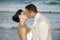 Caribbean Beach Wedding - The Kiss