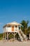 Caribbean house on the beach.