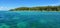 Caribbean island panoramic