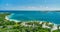 Caribbean island Paradisiacal - Cayo Sombrero - Morrocoy, Venezuela. Aerial View.