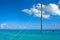 Caribbean sailboat shipwreck after storm