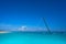 Caribbean sailboat shipwreck after storm