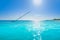 Caribbean sailboat shipwreck after storm