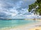 The Caribbean Sea and beautiful beaches in Jamaica