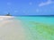 Caribbean sea, Los Roques. Vacation in the blue sea and deserted islands.