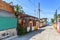 Caribbean street, Livingston, Guatemala