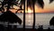 Caribbean Sunset silhouette 5