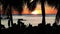 Caribbean Sunset silhouette 8