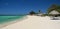 Caribbean tropical turquoise sand beach in Trinidad