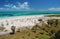 Caribbean tropical turquoise sand beach in Varadero Cuba