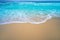 Caribbean white sand beach turquoise sea