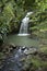 The Caribs. Grenada island. Waterfall.