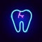 Caries Tooth Neon Sign