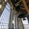 Carillon and high arches at the top of the Campanile Sather tower