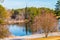 Carillon and Stone Mountain Lake, Georgia, USA