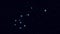 Carina constellation, gradually zooming rotating image