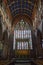 Carlisle Cathedral, Choir ceiling and East Window interior View Cumbria UK