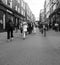 Carnaby Street in London black and white