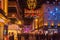 Carnaby Street, London, Christmas lights display.