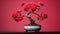 Carnation Bonsai Tree: English Bitter Minimalist Desktop Wallpaper